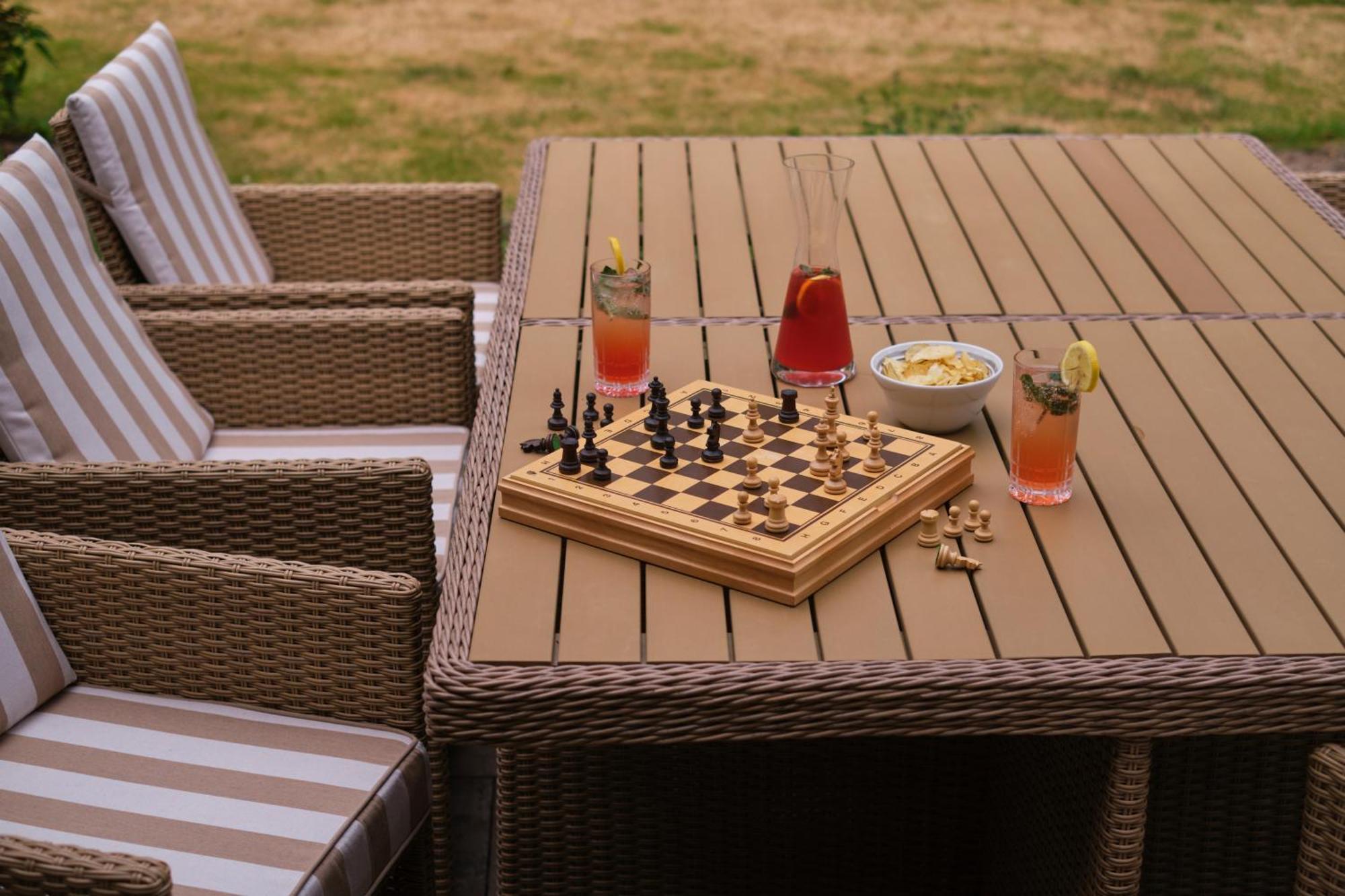 阿勒尔福斯Spa酒店 圣彼得奥尔丁 外观 照片 Garden furniture